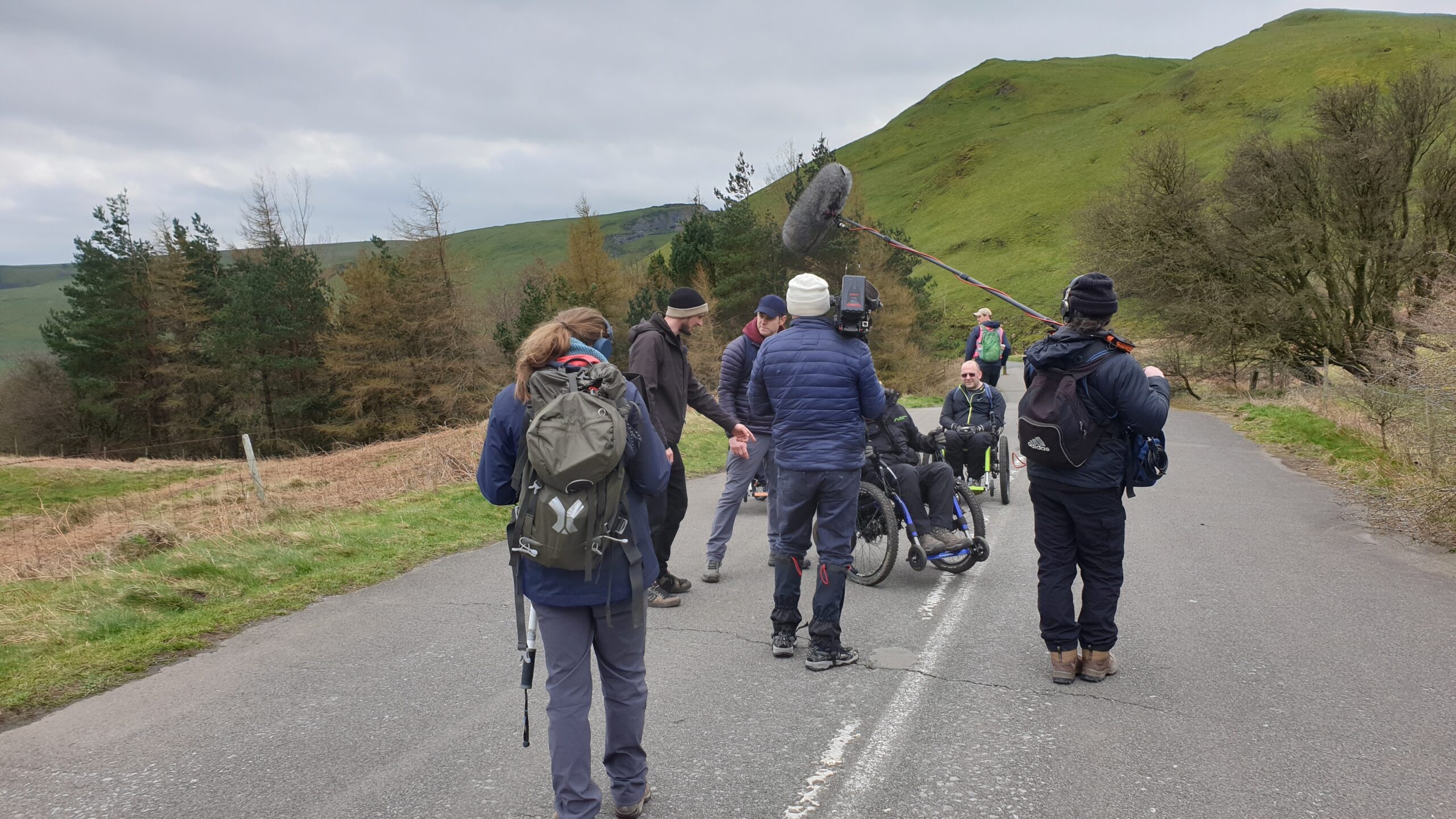 BBC Countryfile filming with Mountain Trike