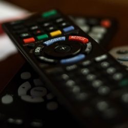 Three television remotes