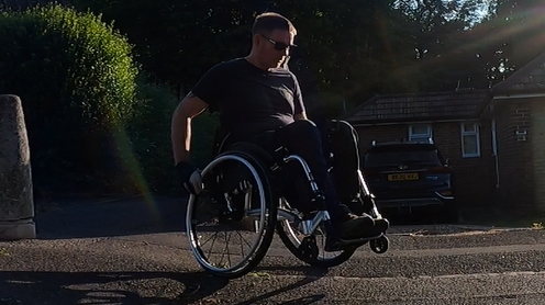 Wheelchair Back Wheel Balance