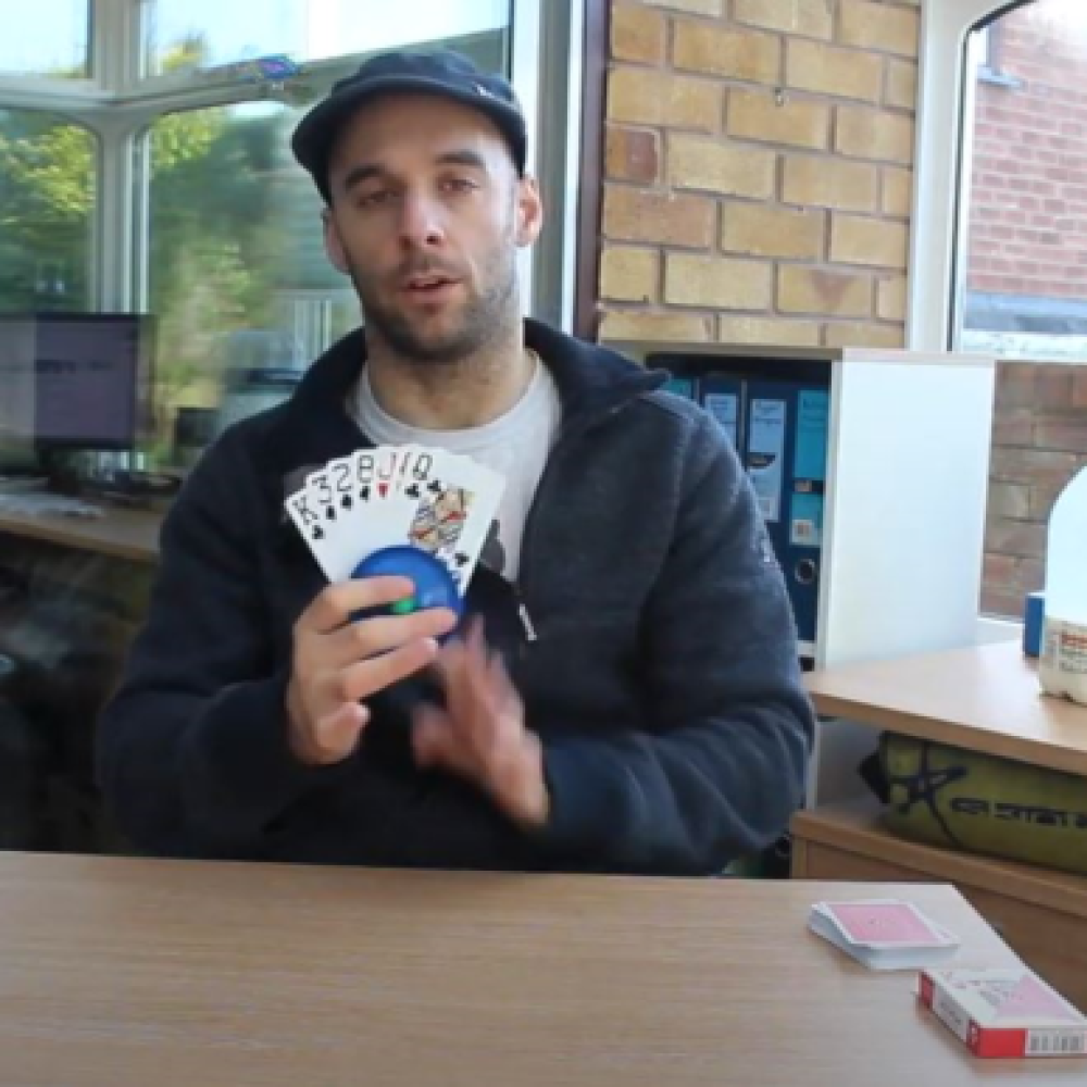 link to video of card holder for games with disabled hands